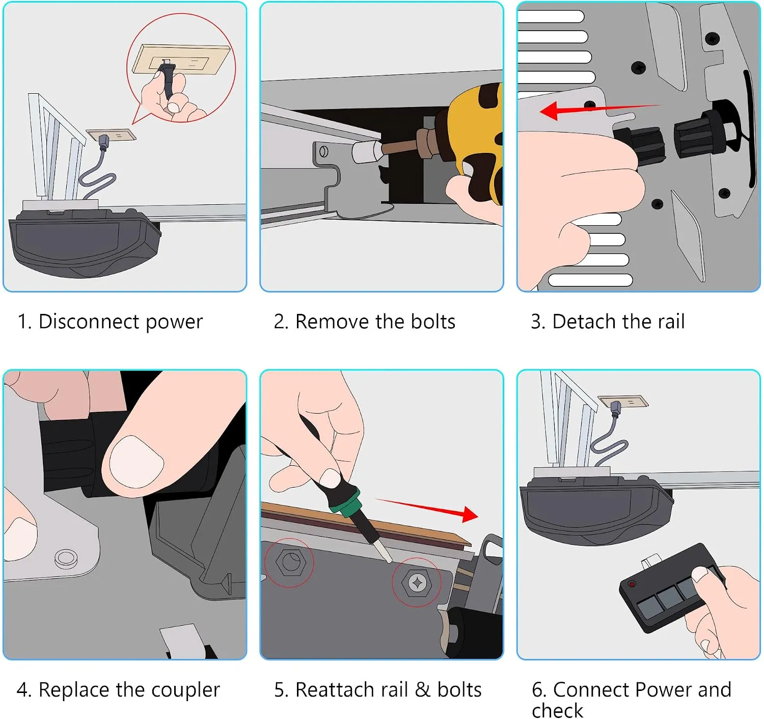 OEM & Aftermarket Garage Door Opener Couplers factory