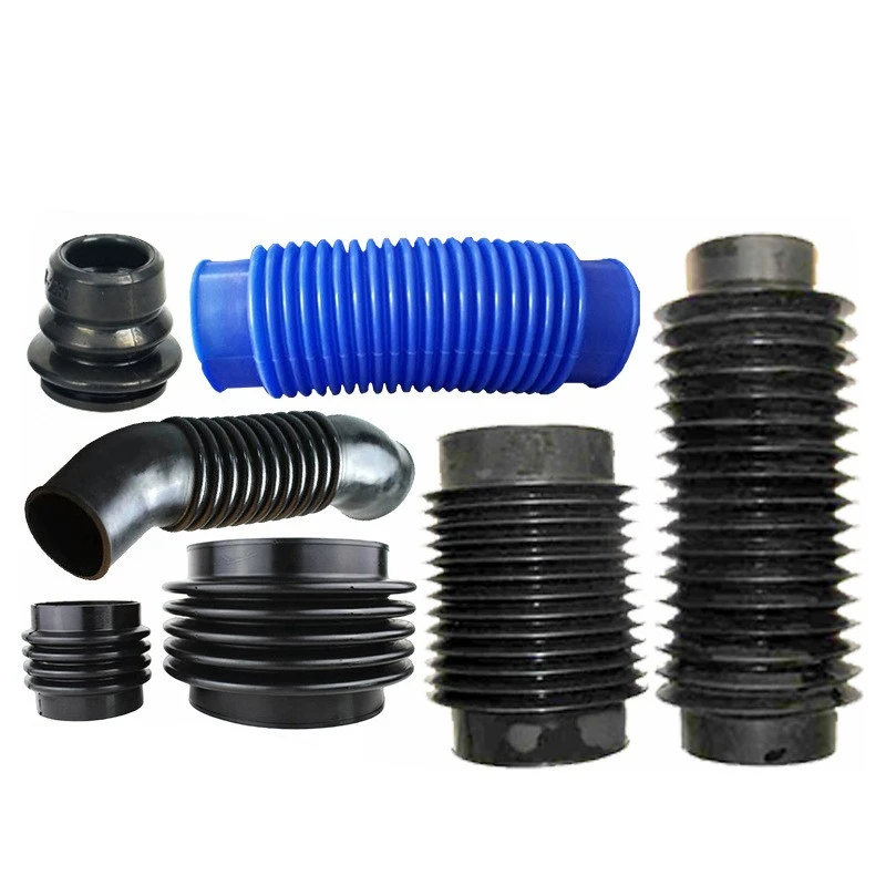Corrugated Rubber Bellows and Flexible Accordion Dust Covers Corrugated Rubber Bellows and Flexible Accordion Dust Covers